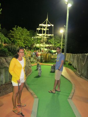 Mini golf @ Pirates Cove
