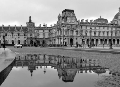 Vue sur le Louvre
