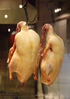 Peking Duck under preparation