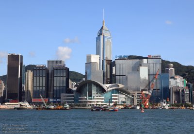 Blue sky Wan Chai