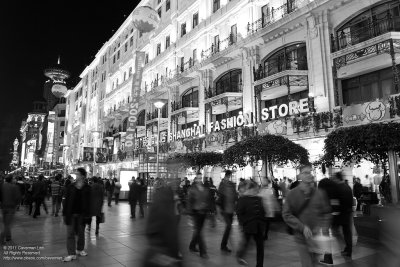 Street in B&W 