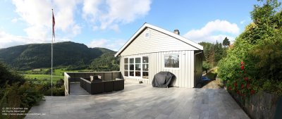 Panorama outside the Holiday House