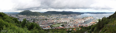 Panorama of Bergen