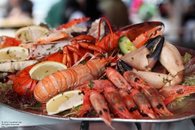 Seafood lunch