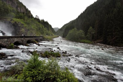 Besides the Latefossen Waterfall