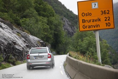 On the road