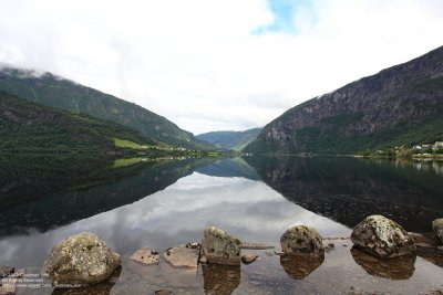 Lake and stones