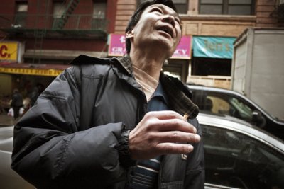 Man With Cigarette, Mott Street