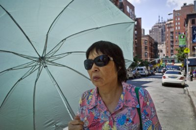 Woman With Umbrella 7189