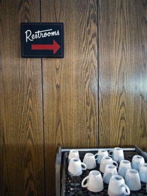 Restroom and Coffee Cups _6100241