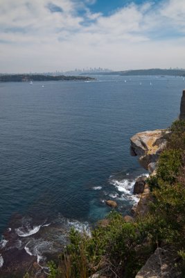 Sydney city and harbor from North HeadPA220177