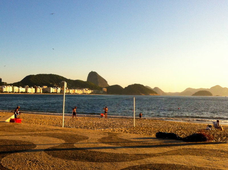 Copacabana (R�o de Janeiro), amaneciendo