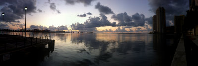 pano desde Miami con el horizonte...