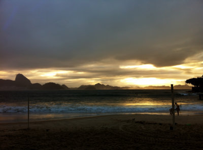 amanece en Copacabana