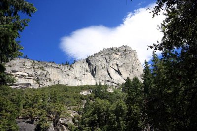 Hiking the trail