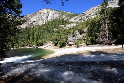 Just above Vernal Fall