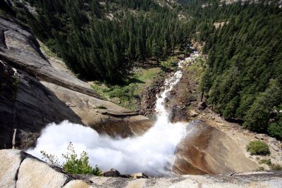 At the top of Nevada Fall