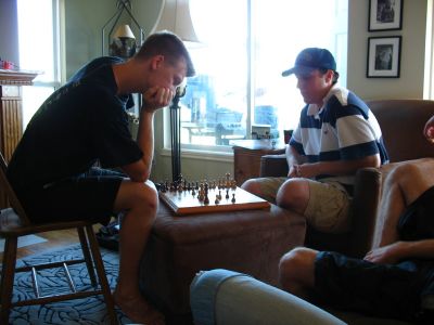 Dan and Josh have started a series of chess games not likely to end soon