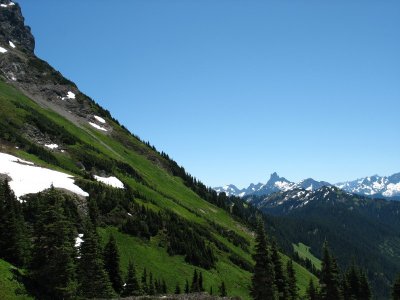 The slopes of Lady Peak