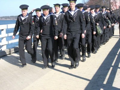 Cadets of the Naval Academy Returning to Their Academy 2/3