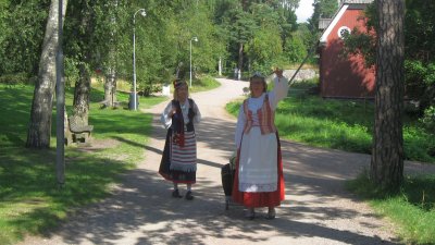 Ladies In Folk Costumes
