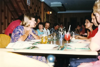 1997 a night out with expat friends