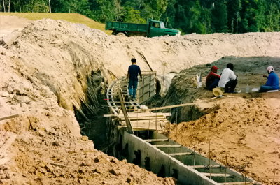 Construction site - the drains