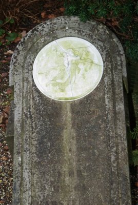 Cracked Angel On Leaning Headstone