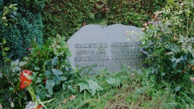 Headstone In Foliage