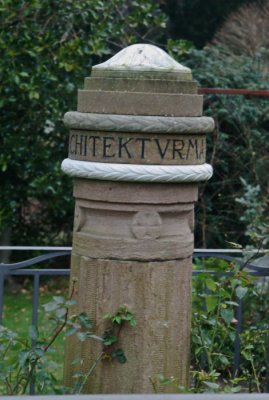 Granite Pillar With Marble Details