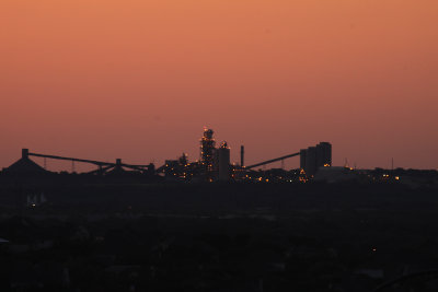 Rock Quarry at Sunrise