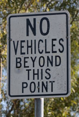 No Vehicles