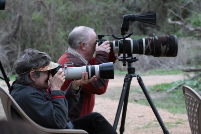 Big Gun next to the Canon 100-400mm