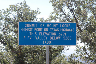 Summit of Mount Locke