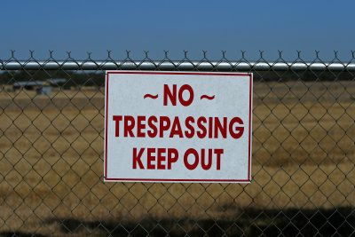 Keep Out!  Of what?
