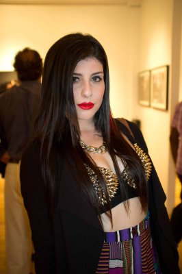 Body painting by Andy Golub, art gallery opening, June 28, 2012