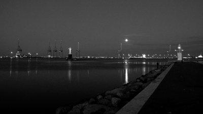 Night at the harbour / Nat i havnen