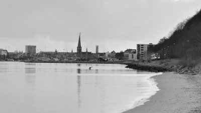 View to the harbor / Udsigt mod havnen