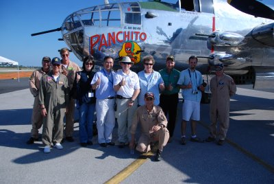 FIA , Panchito WWII B-25 with Raider Delegation