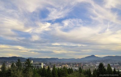 View of Eugene from Skinner butte 