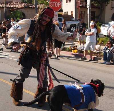 Jack Sparrow and his best pirate dog ~ 
