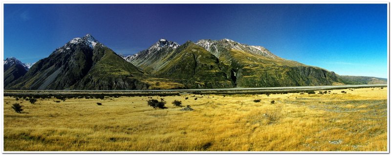 Mt Cook National Park Airport Pano