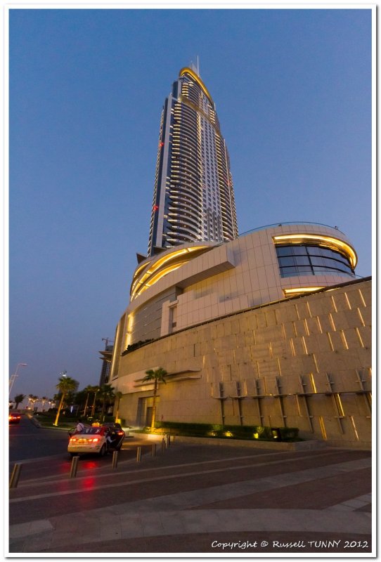 Dubai Skyline opposite Burj Khalifa