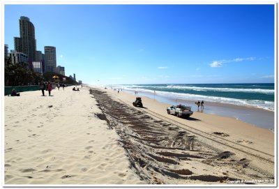 Gold Coast urban beach storm damage