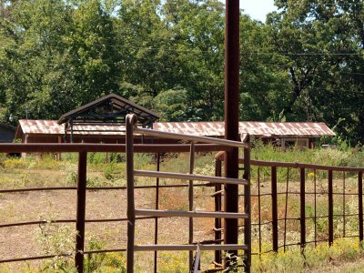 Even the fence is rusty.