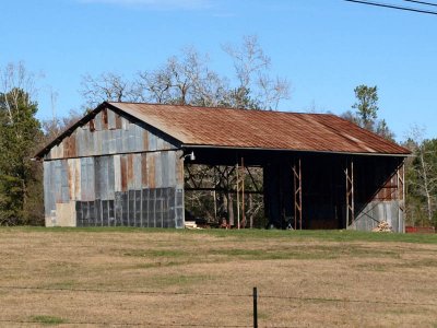 Empty machine shed.