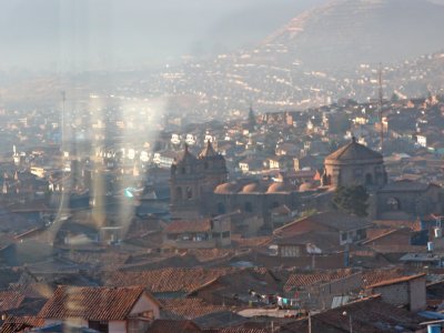 Leaving Cusco:reflections of Inka Kola