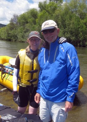 Gary Rollinson and Faye Cates in the Cache Creek Wilderness