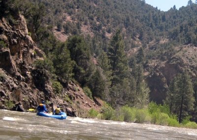 Gary Rollinson and Mary Gavin on the East Fork of the Carson