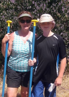 Sandy Borden and Jarod Searls at Cache Creek